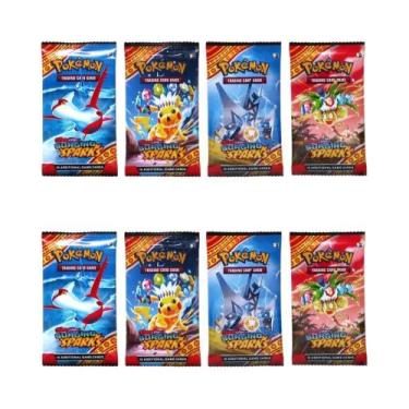 Imagem de Cartas Pokémon Para Crianças, Pacote Com 4, Jogo De Troca Team up Sun 