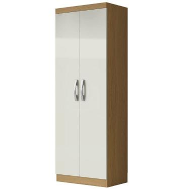 Imagem de Armário Multiuso Organizador Lavanderia 2 Portas 3 Prateleiras 1,70m New Aramóveis Atacam/off