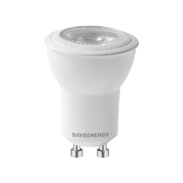 Imagem de Lampada Dimerizavel Mini Dicroica Led 3,8w 2700k Gu10 Save - Save Ener
