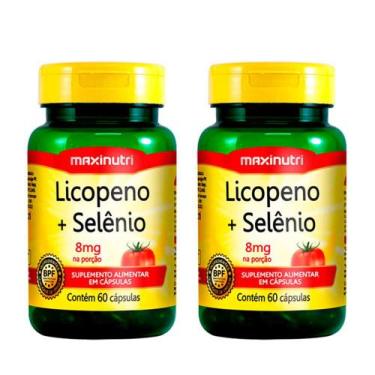 Imagem de Kit 02 Licopeno mais Selênio Anti OX 500mg 60 Caps Maxinutri