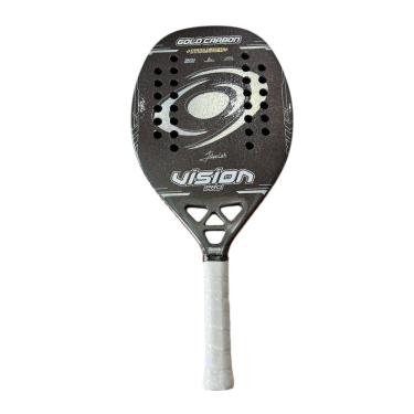 Imagem de Raquete Beach Tennis Vision Gold Carbon Titanium 3k Felipe Loch-Unissex