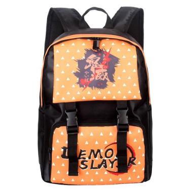 Imagem de Mochila escolar Anime Demon Slayers Aga para crianças - yiweisai