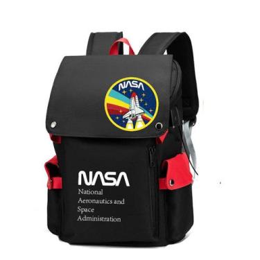 Imagem de Mochila Anime School Nasa Kids Children Oxford 31x21x48cm - Yiweisai