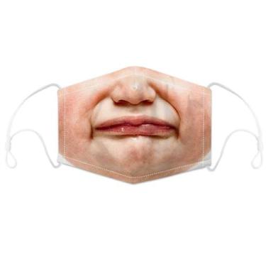 Imagem de Máscara facial Crying Look com filtro inserível e reutilizável para ad