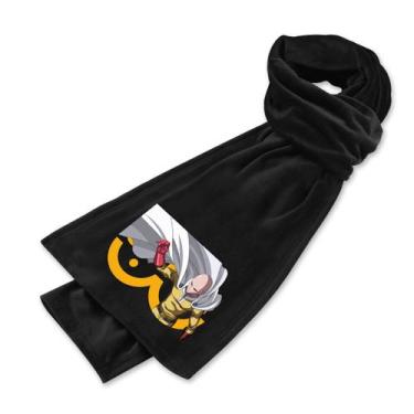 Imagem de Lenço Pashmina Shawl Winter Warm Furry One Punch Man Anime - Yiweisai