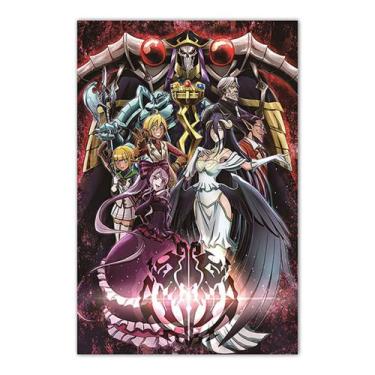 Imagem de Pôster de arte de parede Picture Overlords Anime Art 30x40cm - yiweisa