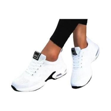 Imagem de Tênis Casuais Femininos De Plataforma Em Malha Respirável, Chunky, Par