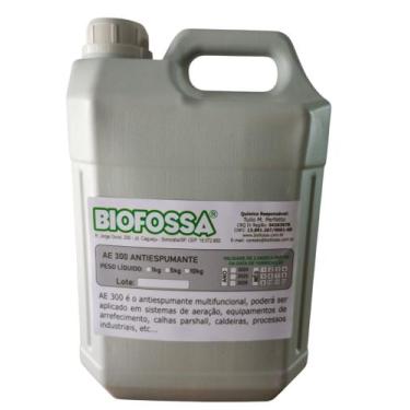 Imagem de Antiespumante para efluente AE 300 5 Litros - BIOFOSSA