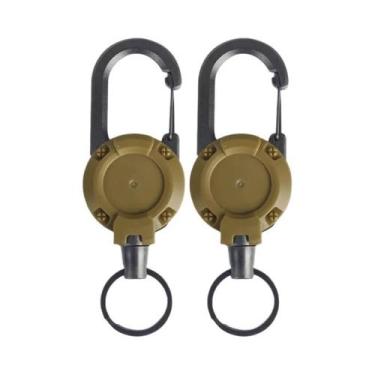 Imagem de Chaveiro Retrátil Antiperda Para Montanhismo 1-20 Peças, Fivela De Met