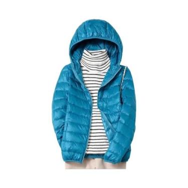 Imagem de Jaqueta Puffer Curta Feminina 2023 Em 13 Cores, Ultraleve, Fina E Comp