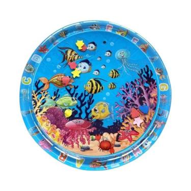 Imagem de Colchão Inflável De PVC Para Crianças Com Tema De Animais Marinhos, Br