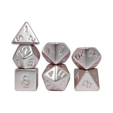 Imagem de Conjunto De Dados Multicoloridos Com Revestimento Eletrostático 7 Peça