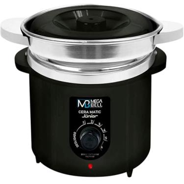 Imagem de Mega Bell Aquecedor De Cera Cera-Matic Júnior 400 G Com Refil Bivolt-Preto