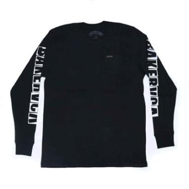 Imagem de Camiseta Manga Longa RVCA x Baker Ransom - Preto-Masculino
