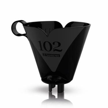 Imagem de Suporte Coador Filtro Para Café Passado Pequeno 102 - Sanremo, Preto