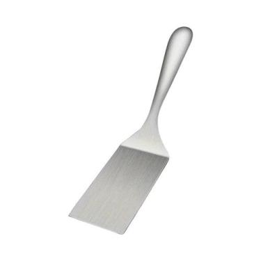 Imagem de Espátula Pequena De Aço Inoxidável Para Grelhar E Fritar - Utensílio D