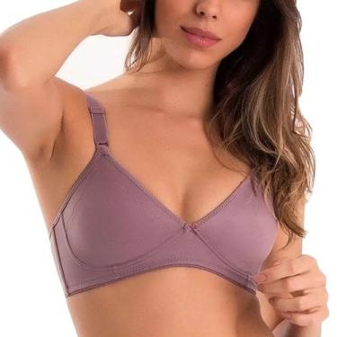 Imagem de Sutiã Elegance Sem Bojo Alta Compressão Plus Duloren, Berinjela, 56-58