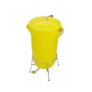 Imagem de Lixeira Plástica 20L Polipropileno com Pedal em Aço Carbono Armação em Aço Galvanizado...