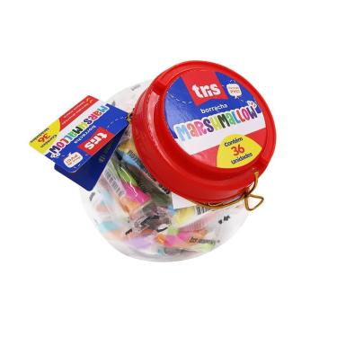 Imagem de Borracha Tris Marshmallow Cores Sortido com Textura Macia e Design Divertido Ideal para...