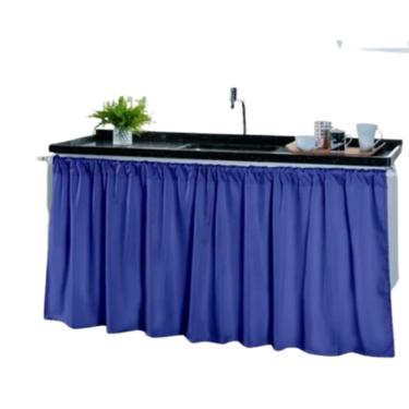 Imagem de Cortina De Pia Largura 1,50 x 0,80 Altura para Cozinha Tecido Oxford Decoração de Cozinha