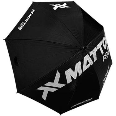 Imagem de Guarda Sol Chuva Mattos Preto Branco Sombreiro Motocross - MATTOS RACI