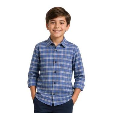 Imagem de Camisa infantil xadrez Ogochi-Masculino