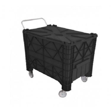 Imagem de Caixa Completa C- Tampas, Rodas, Cabo 370 Litros para Armazenamento e Transporte em Grande Capacidade Premium Colchões