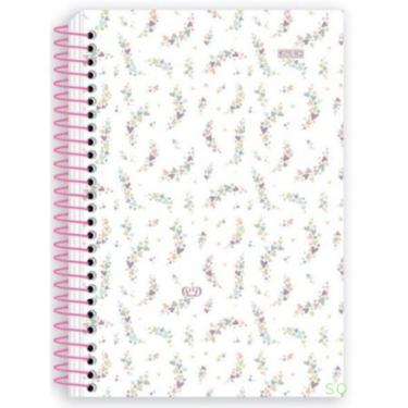 Imagem de Caderno Colegial Decorado 1 Matéria 80 Folhas SD Estampa 4 com Capa Decorada e Folhas Pautadas Tamanho Colegial