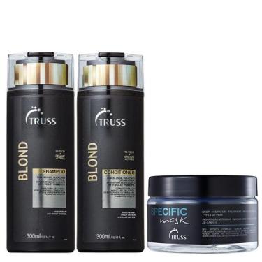 Imagem de Truss Blond Kit Shampoo Condicionador e Specific Mask 180g