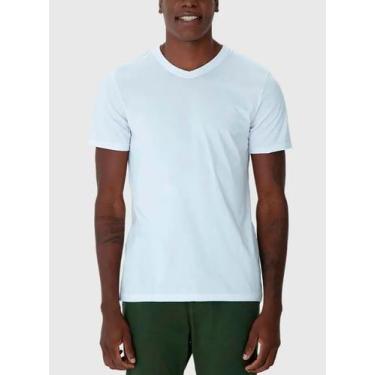 Imagem de Camiseta Manga Curta Malwee 1000004422 Masculina Gola V Algodão T. P/X