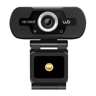Imagem de Web Cam Full Hd 1080P Wb 30Fps Amplo Ângulo 110 Preto