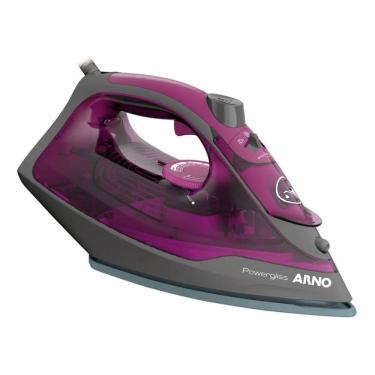 Imagem de Ferro A Vapor Arno Powergliss Base Xglide Fpo1 Roxo 127V
