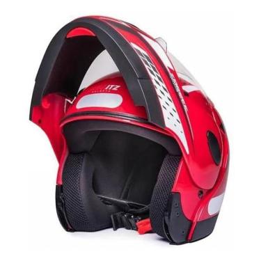 Imagem de Capacete Zarref V4 Grafic Taurus Modular Robocop Articulado-Masculino