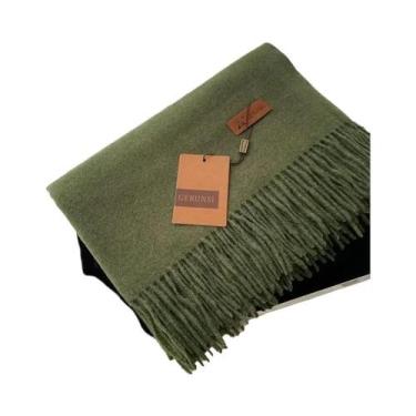 Imagem de Cachecol Feminino Grosso E Quente De Caxemira 2024, Xale Pashmina De C
