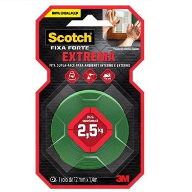 Imagem de Fita Dupla Face Fixa Forte Extrema 3M 12MM X 1,4M