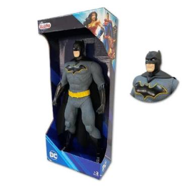 Imagem de Boneco Batman Grande 45cm Articulado Dc 1096 - Brinquedos Rosita
