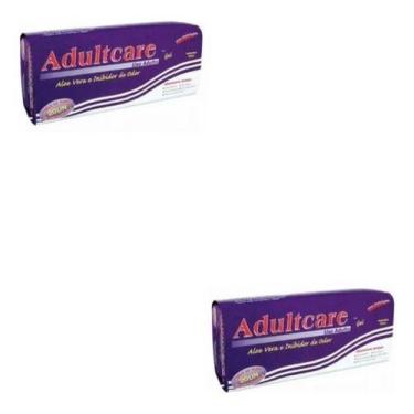Imagem de Kit Absorvente Geriátrico Adultcare C/ Toalha Umedecida 