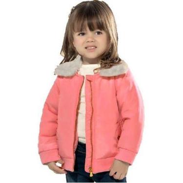 Imagem de Jaqueta Blusa Cardigan Infantil Inverno Menina Tamanh 1 A 12 - anjo da