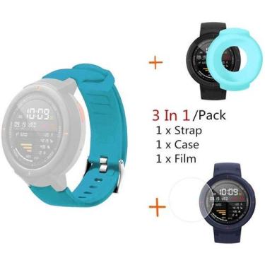 Imagem de Kit Pulseira + Case + Película NSmart compatíveis com amazfit  Verge -