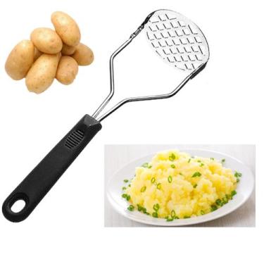 Imagem de Amassador de Batata Inox com Cabo Plástico com Alça - Novo Século