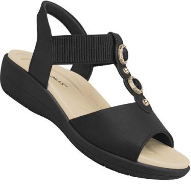 Imagem de Sandalia Piccadilly 239033 Feminina, Preto, 36