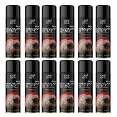 Imagem de Kit 12 unidades orbispray removedor de tintas 340ml/190g