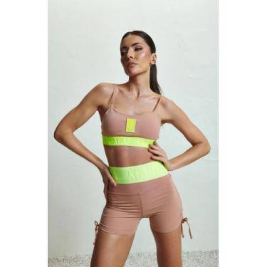 Imagem de Conjunto sports maria gueixa, Pele, P