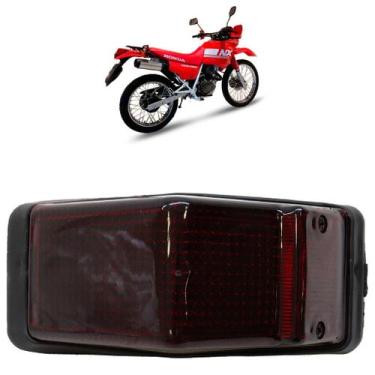 Imagem de Lanterna Traseira XL 350R 1987 1988 1989 1990 Lente Vermelha - Automot