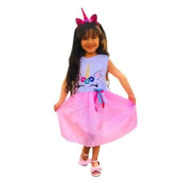 Imagem de Fantasia infantil vestido unicórnio - Kids, exg