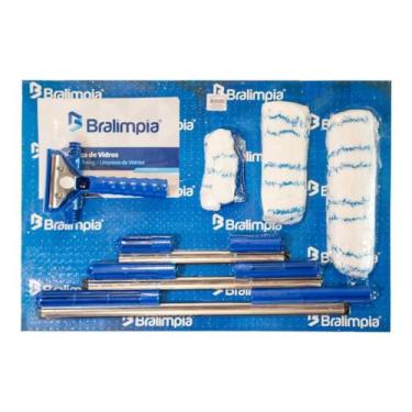 Imagem de RODO COMBINADO BRALIMPIA 25 / 35 / 45 CM KIT com 13 peças