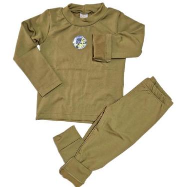 Imagem de Roupa termica infantil conjunto calça e blusa inverno frio neve - MANU