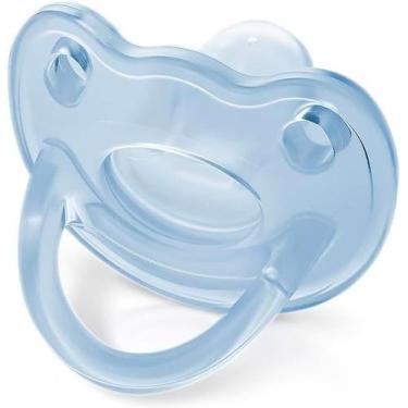 Imagem de Chupeta Lillo Fase 1 Silicone Orto Soft Divertida 100% Silicone Azul