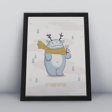 Imagem de Quadro com moldura cold infantil Ilustra-ao-18-M1 - Quadros TAC 