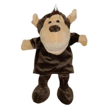 Imagem de Fantoche Pelúcia De Mão Animais, Macaco